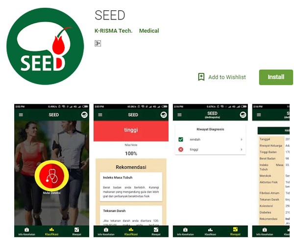 SEED, Aplikasi Android Pendeteksi Stroke Buatan Mahasiswa Universitas Brawijaya 