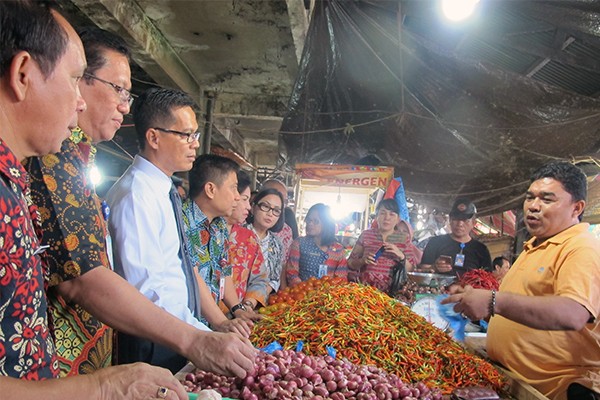 Pemprov Sulut Sidak ke Pasar Tradisional, Harga Sembako Terkendali