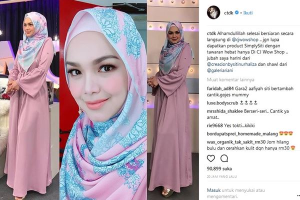 Foto Transformasi Siti Nuharliza dari Gemuk Jadi Langsing