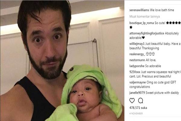 Para Bintang di Pernikahan Serena Williams dan Alexis Ohanian