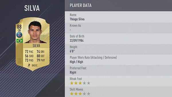 Ada Raja Dribble dan Bek Tangguh di Posisi 21-30 FIFA 18