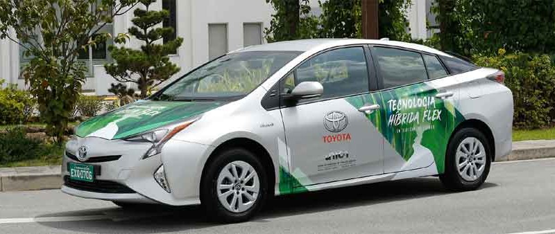 Toyota Pamerkan Prototipe Mobil Bahan Bakar Fleksibel Hibrida di Brasil