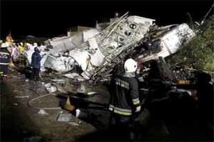 PESAWAT TRANSASIA AIRWAYS JATUH: Inilah Gambar Reruntuhan Pesawat