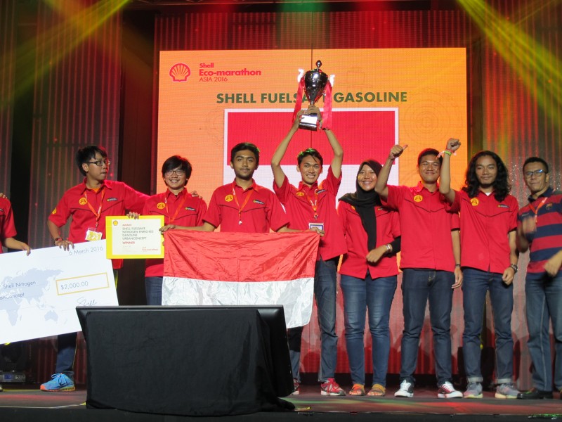 Sebanyak 7 Tim Mahasiswa Sabet Gelar Shell Eco Maratan Asia 2016