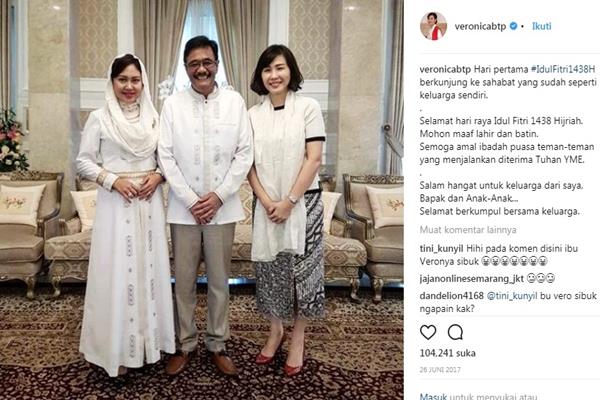 Gara-gara Julianto Tio, Istri Ahok Veronica Tan Dibully di Instagram