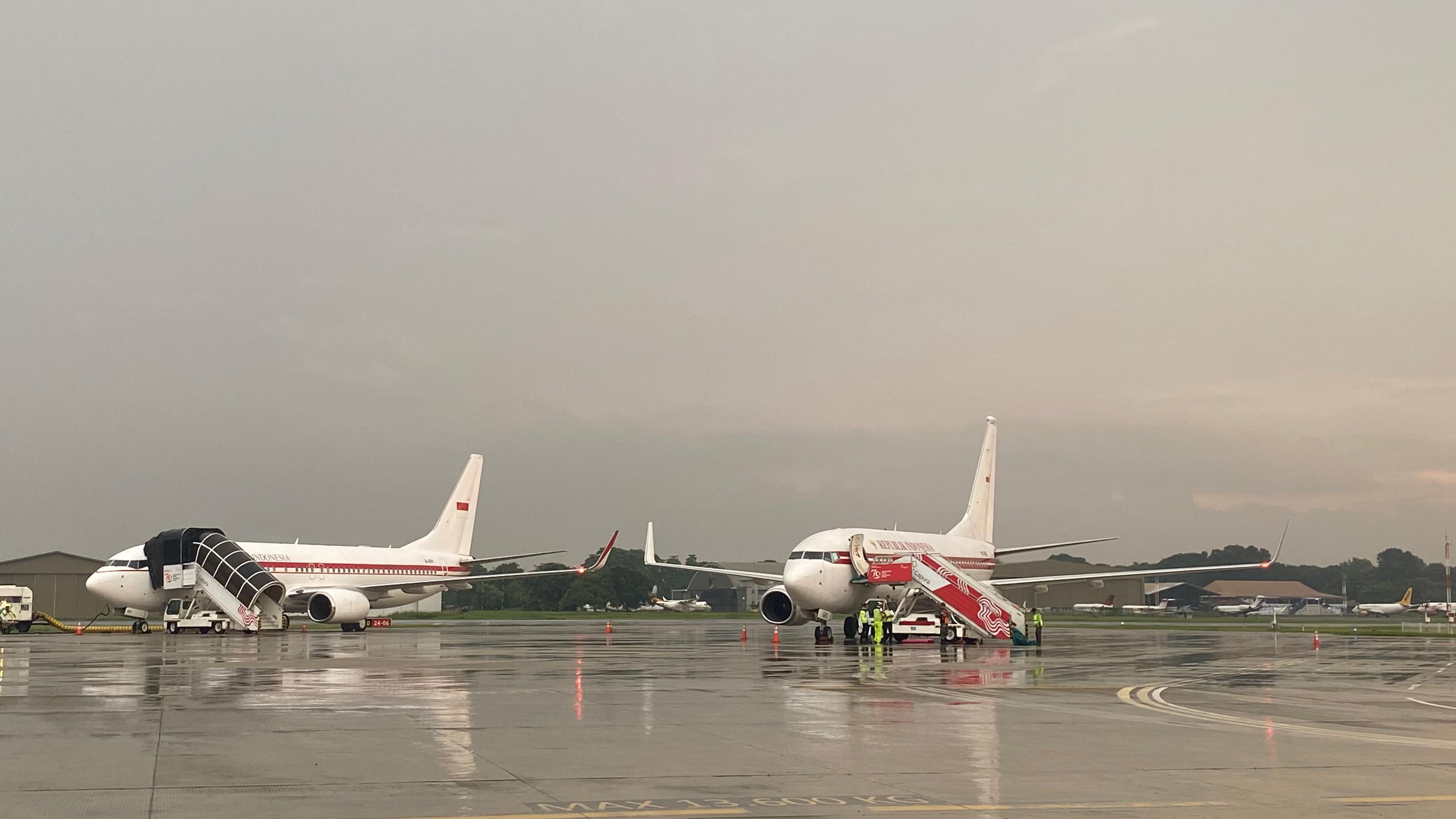 Cat pesawat kepresidenan era Prabowo./Akbar Evandio
