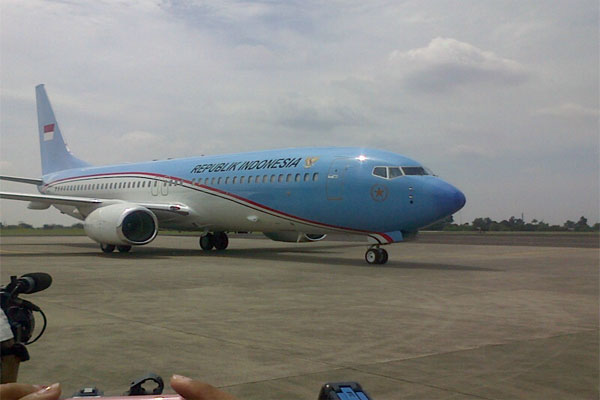 Pesawat kepresidenan era Presiden SBY./Setkab