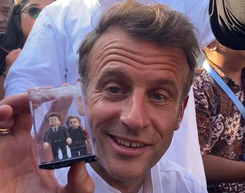 Presiden Prancis Emmanuel Macron./Akbar Evandio