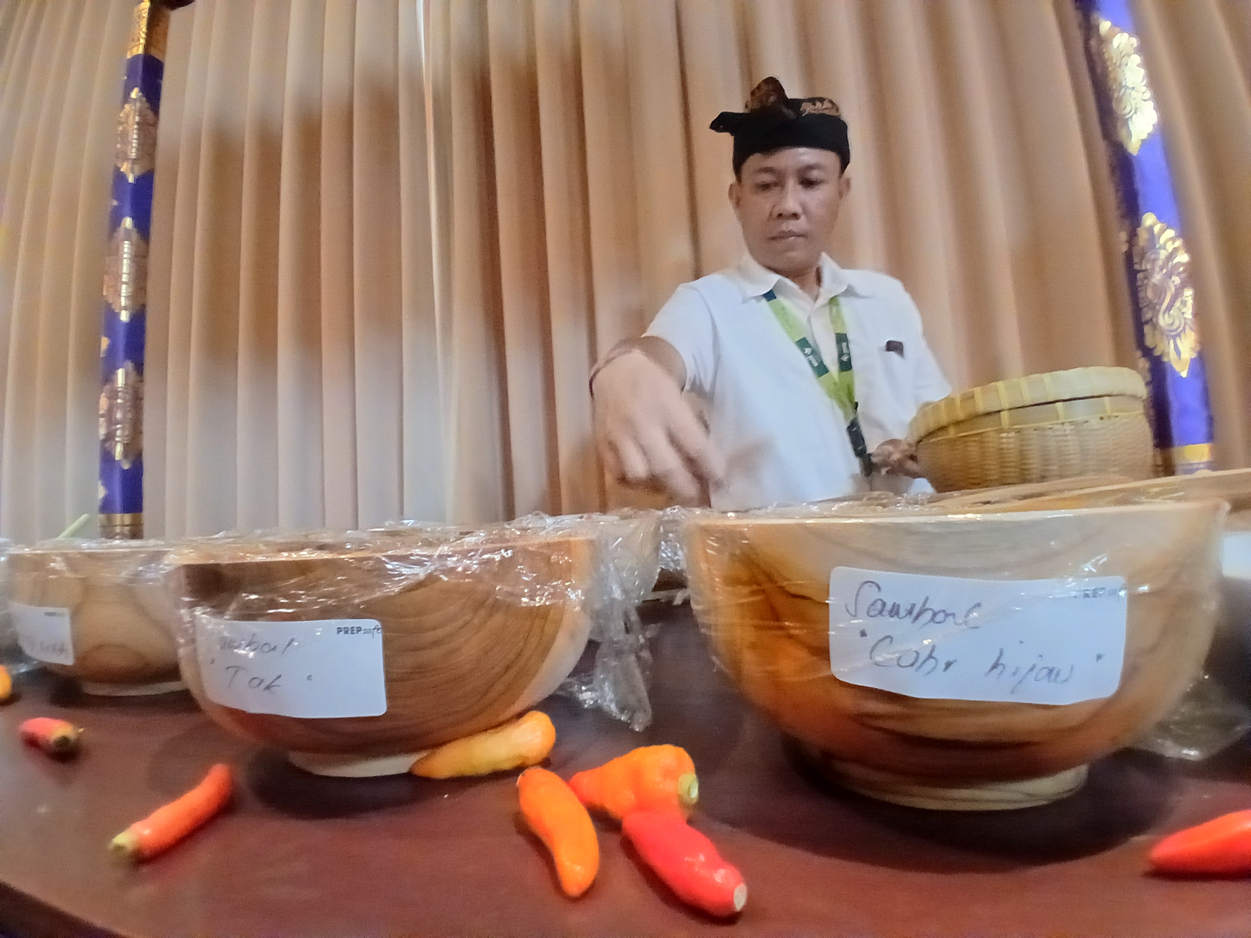 Pameran sambal di Bali Royal Chili Festival