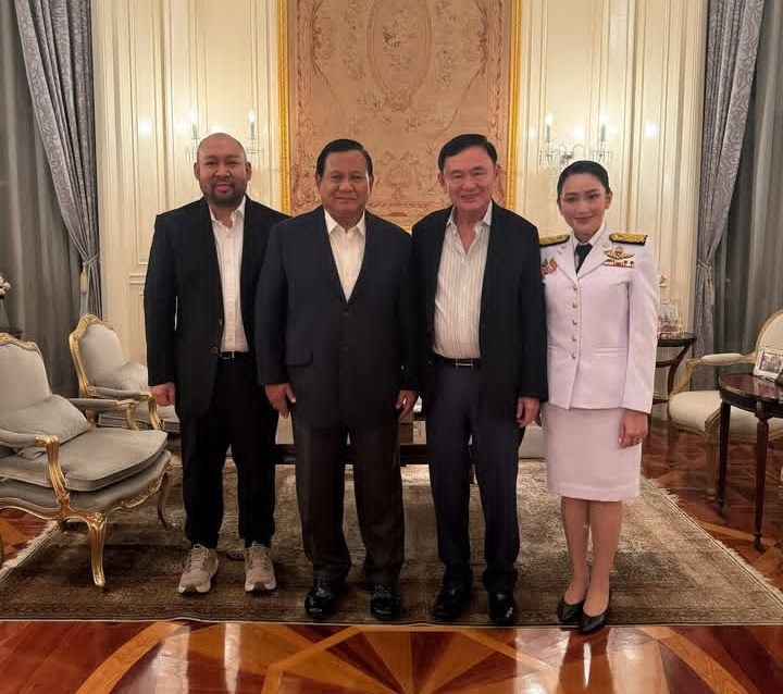 Presiden Prabowo dan Eks PM Thailand Thaksin Shinawatra./IG Prabowo