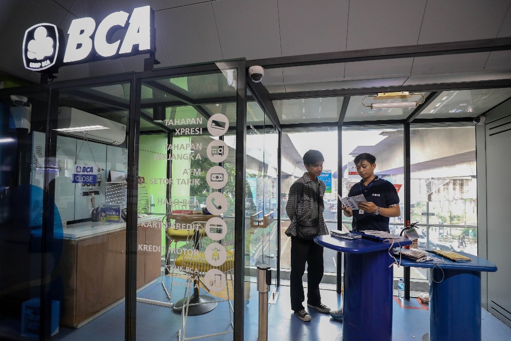 Gerai layanan PT Bank Central Asia Tbk. (BBCA)/Dok