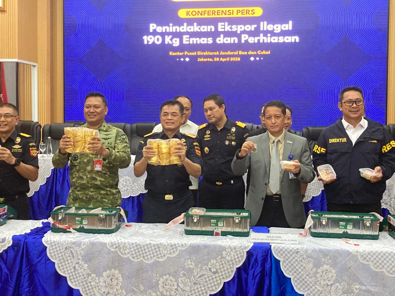 Bea Cukai Tetapkan 4 Tersangka Penyelundupan Emas Rp500 Miliar dengan Pesawat Charter dari Halim