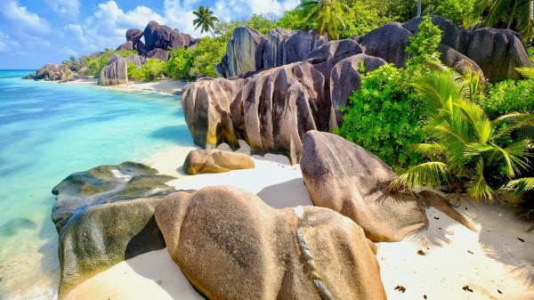 Anse Source D'Argent, Seychelles pantai terindah