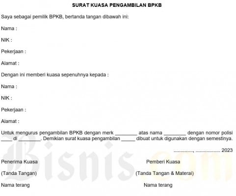 10 Contoh Surat Kuasa Untuk Berbagai Keperluan