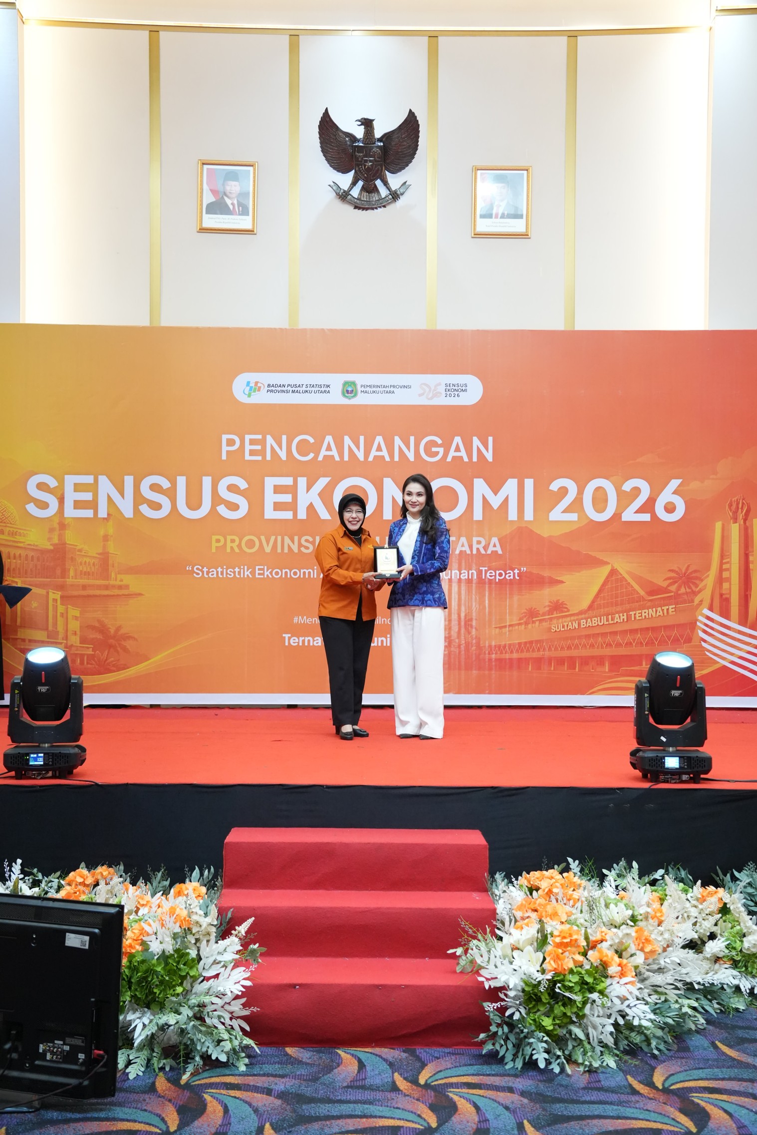 Kepala BPS RI Canangkan Sensus Ekonomi di Maluku Utara