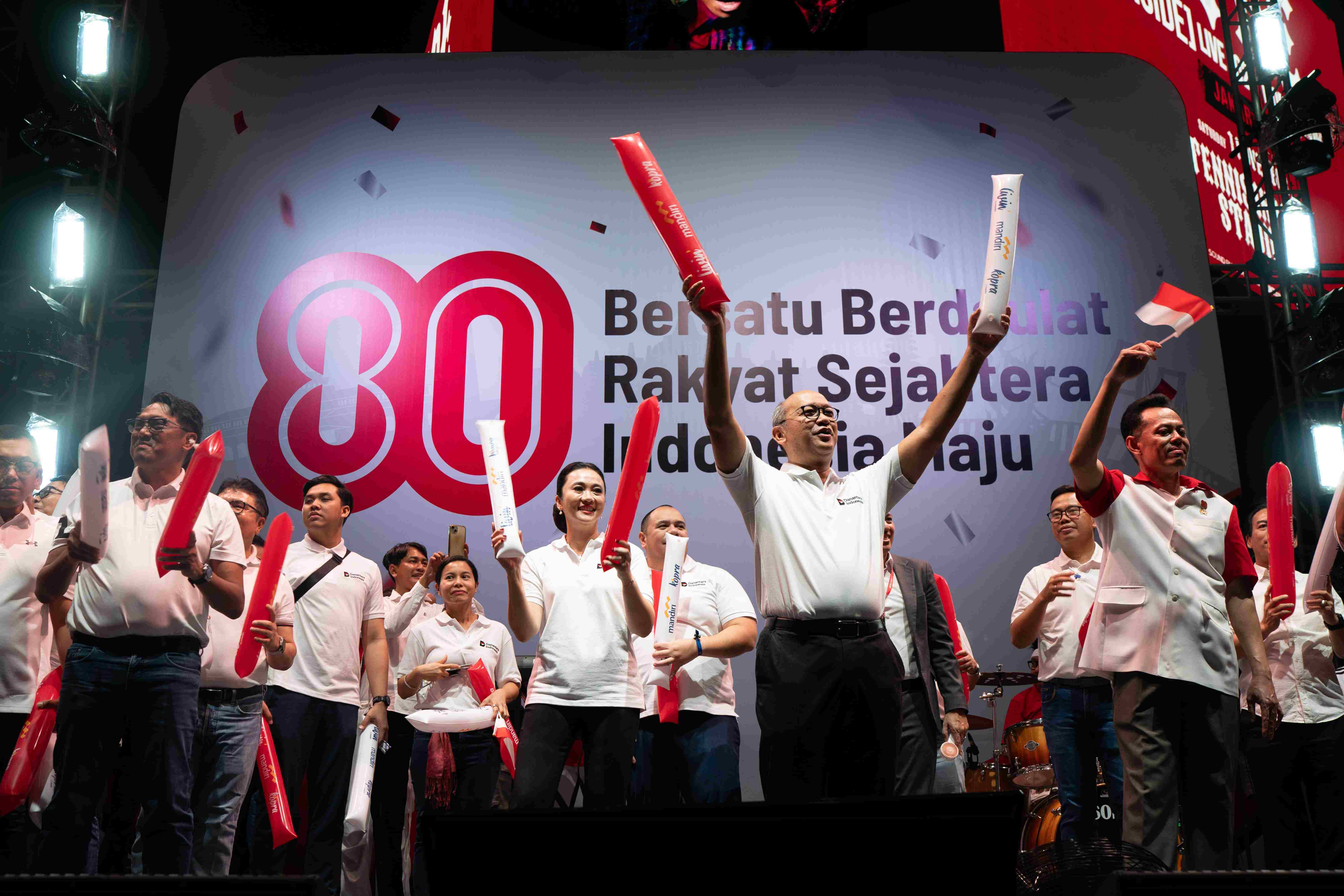 Bank Mandiri Meriahkan Pesta Rakyat HUT ke-80 RI di Bundaran HI