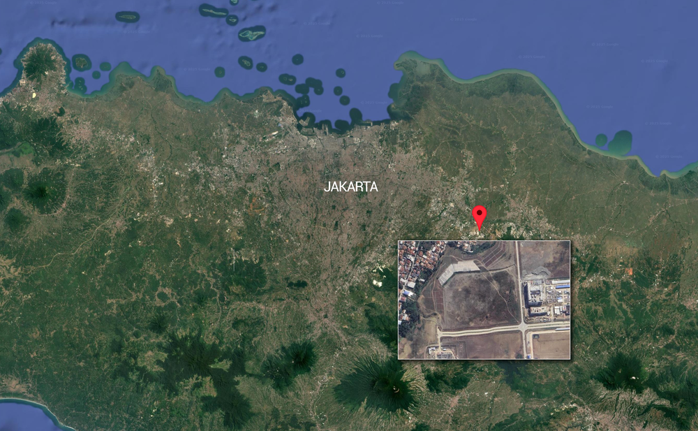 Titik lokasi data center EDGNEX di Jakarta 