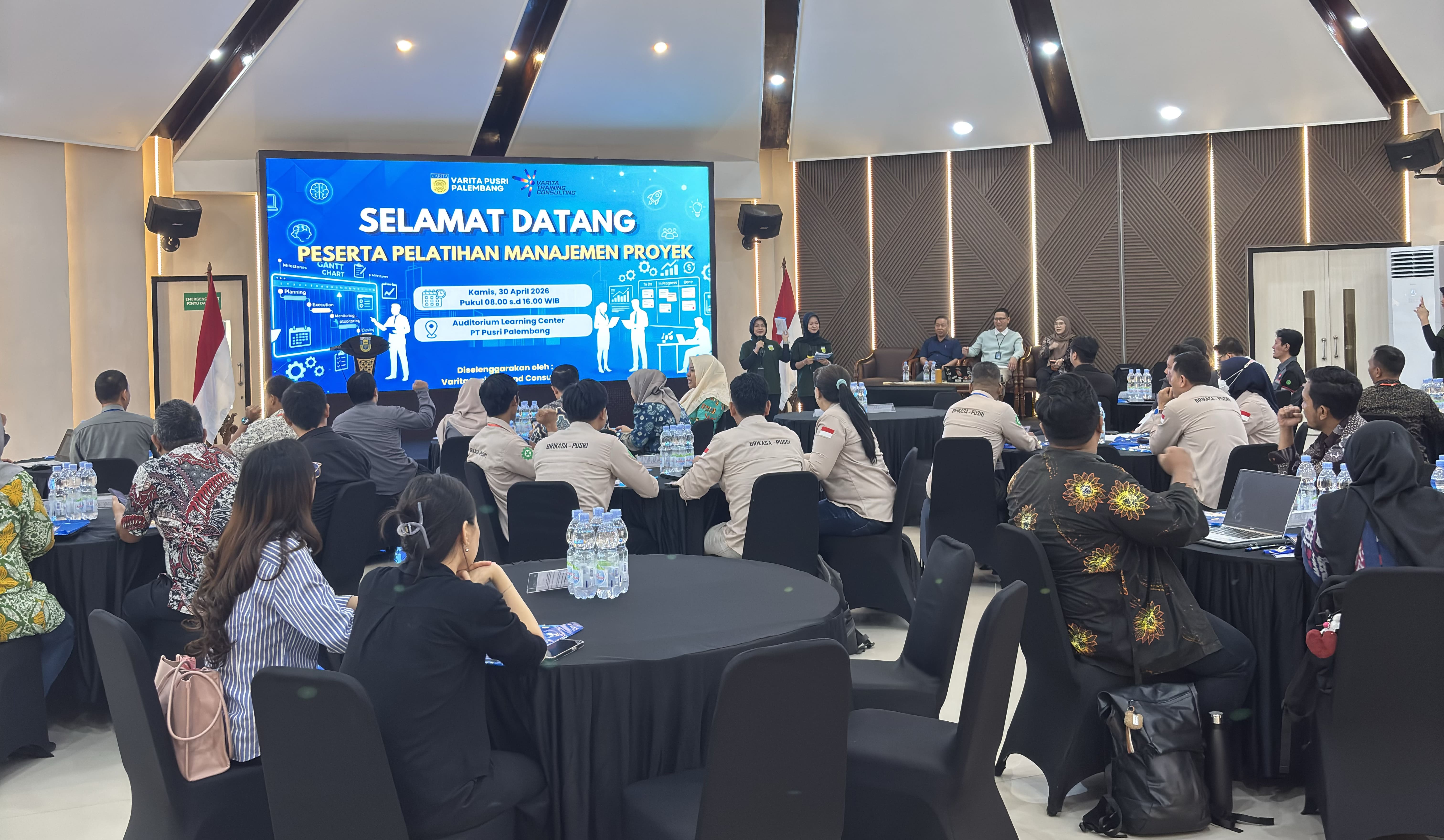 Varita Pusri Perkuat Kompetensi SDM Lewat Training Proyek