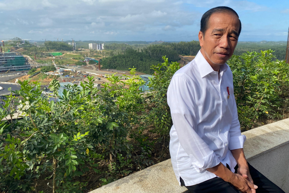 Presiden ke-7 RI Joko Widodo (Jokowi) saat kunjungan ke Ibu Kota Negara (IKN) Nusantara. Dok Setpres RI 
