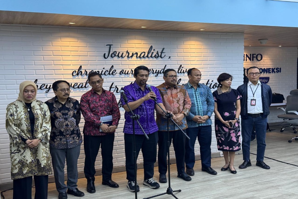 Konferensi Pers Komdigi, PPATK dan Operator Seluler bahas judi online