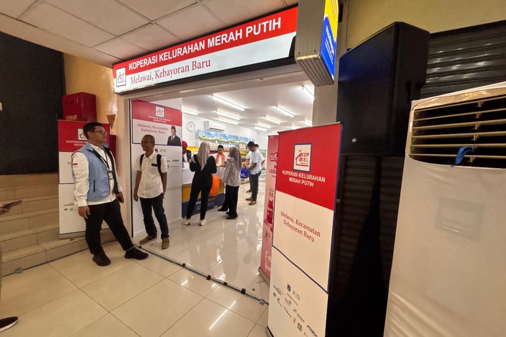 Koperasi Kelurahan Merah Putih Melawai, Kebayoran Baru, Jakarta Selatan, Senin (21/7/2025) - BISNIS/Jessica Gabriela Soehandoko