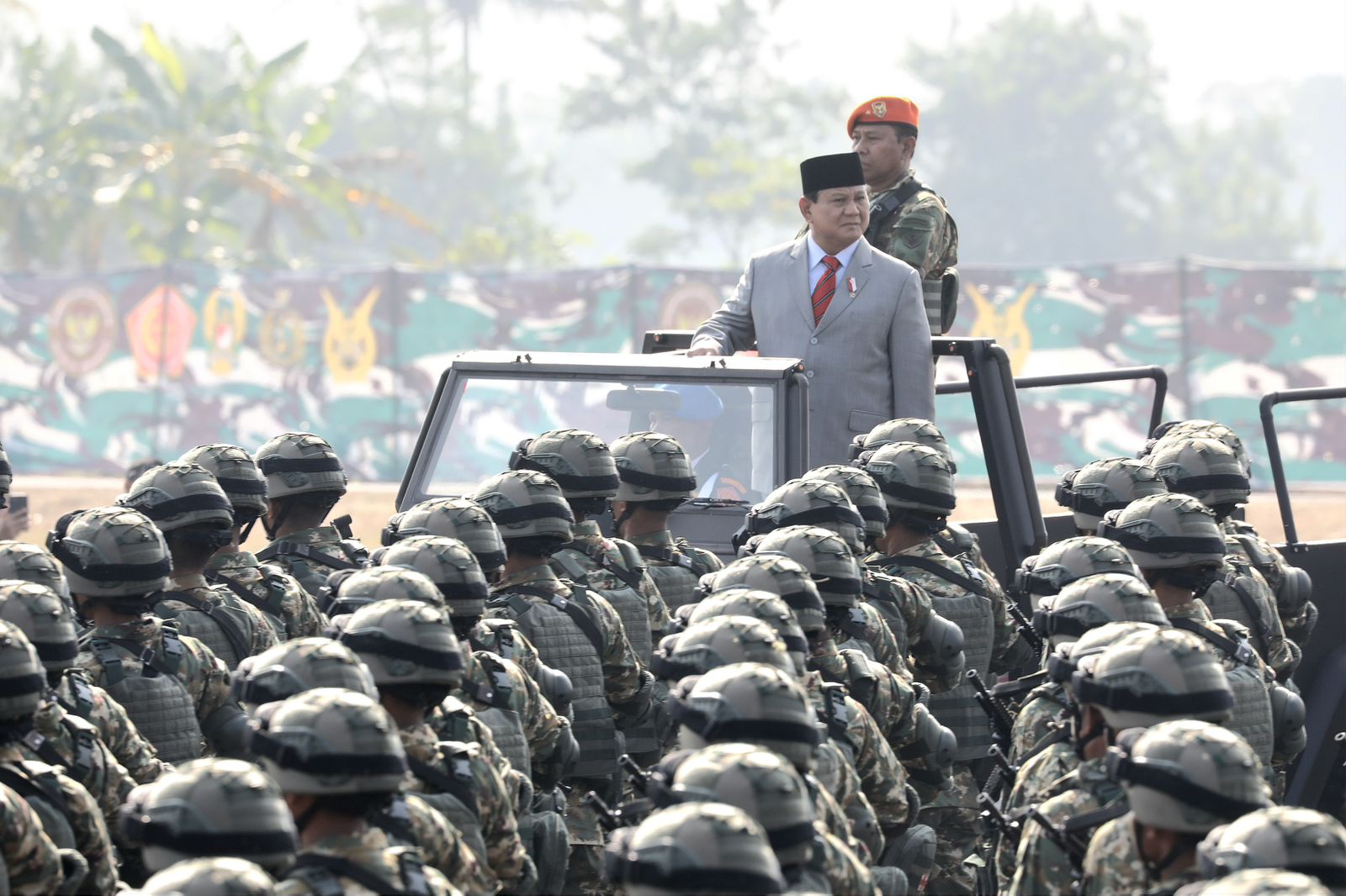 Menhan Prabowo Wakili Presiden Jokowi Tetapkan 2.497 Komcad TNI TA. 2023 - Dok. Kemenhan RI
