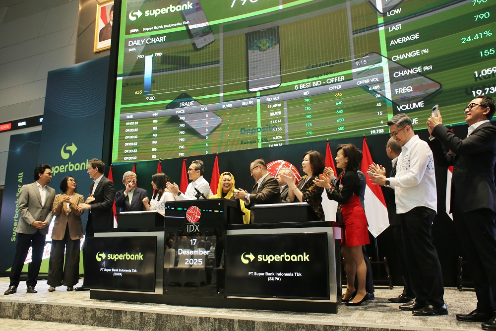 Superbank Cetak Sejarah dengan IPO Terbesar Sektor Bank Digital Indonesia