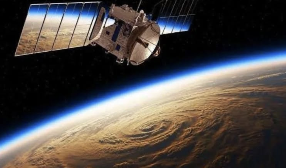Ilustrasi satelit Palapa