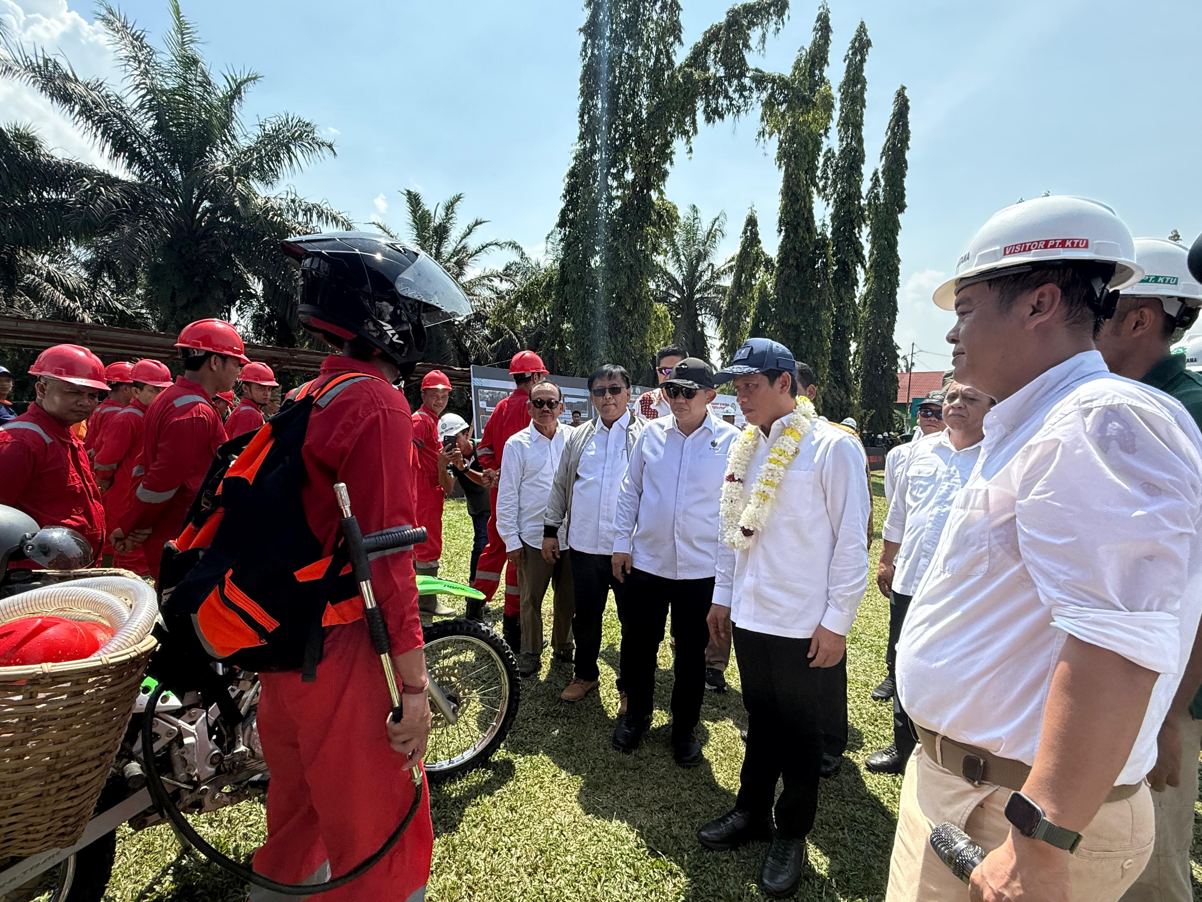 Menteri LHK Apresiasi PT KTU dan Minta Perusahaan Sawit Cegah Karhutla
