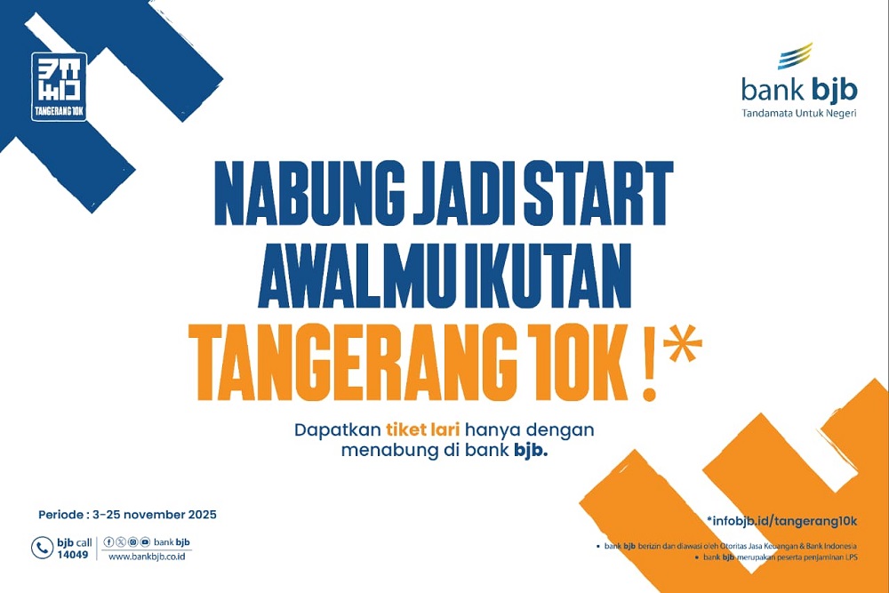 Bank BJB Ajak Masyarakat Menabung Sambil Berlari di Tangerang 10K