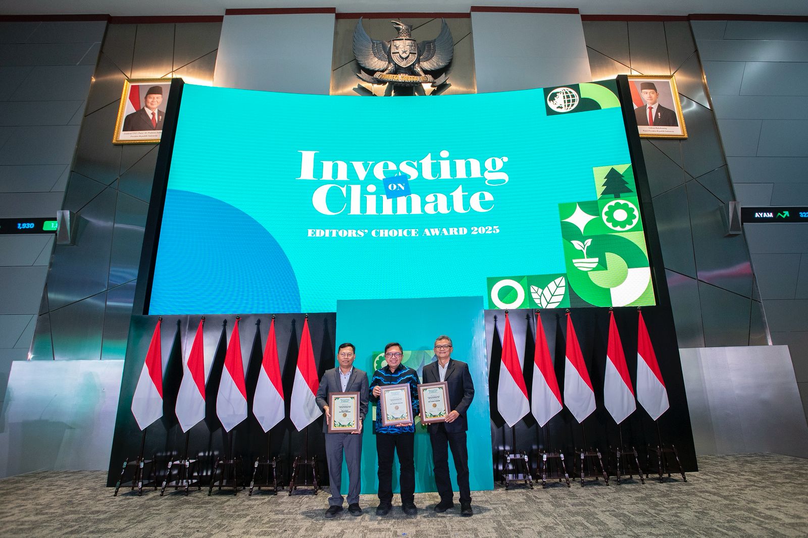Transformasi Hijau Bank BJB Raih Penghargaan Investing on Climate 2025