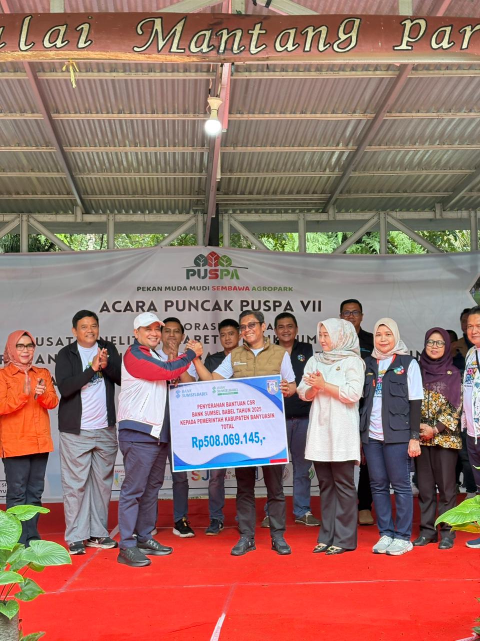 Bank Sumsel Babel Dorong UMKM Lewat Program CSR di Sembawa Color Run 2025
