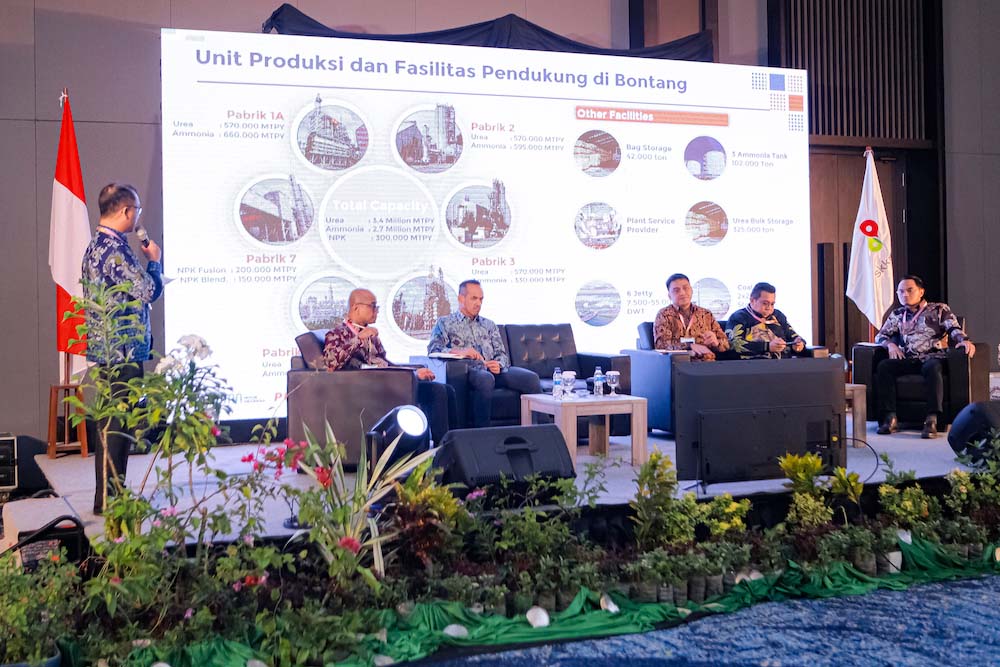 PT Pupuk Kalimantan Timur (Pupuk Kaltim) memaparkan potensi pengembangan industri hilir berbasis gas melalui rencana pembangunan pabrik Amoniak-Urea di Fakfak, Papua Barat./JIBI-Istimewa
