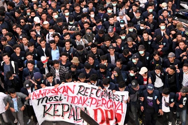 Demo penolak RUU KPK tahun 2019 lalu./JIBI