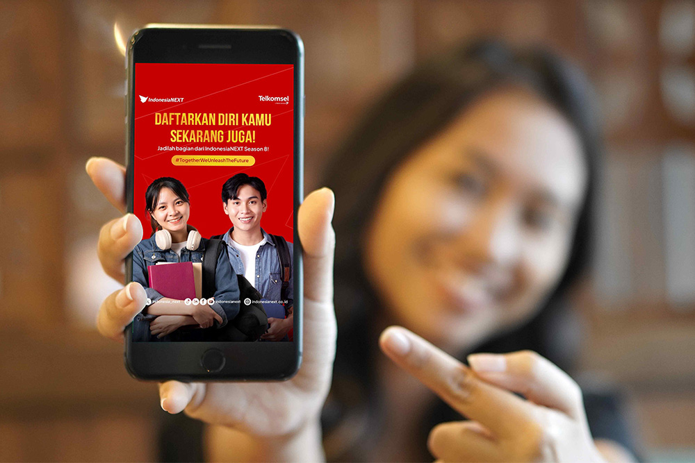 Selaras dengan komitmen penciptaan dampak sosial positif yang selaras dengan implementasi prinsip ESG secara berkelanjutan, Telkomsel kembali menggelar program CSR IndonesiaNEXT #UpSkillToInnovate untuk mendorong inovasi talenta digital muda Indonesia. Sebagai digital talent accelerator dan bagian dari peta jalan ekosistem inovasi digital Telkomsel, IndonesiaNEXT Season 8 masih membuka pendaftaran sampai dengan 31 Mei 2024.