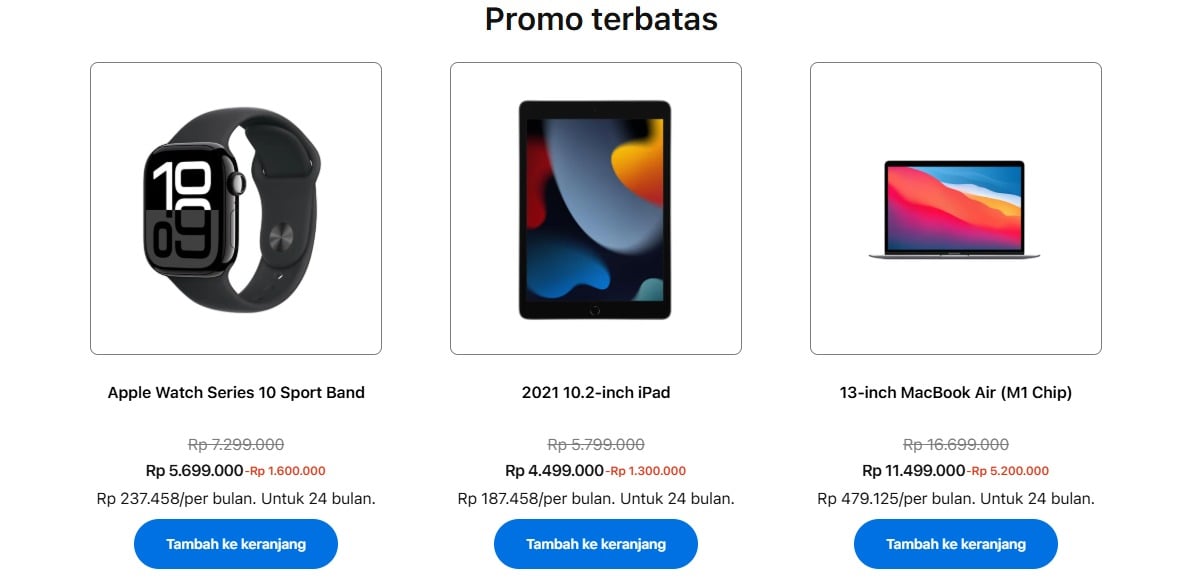 Promo Diskon iPhone di iBox, Digimap dan Ecommerce, Jelang Peluncuran iPhone 17
