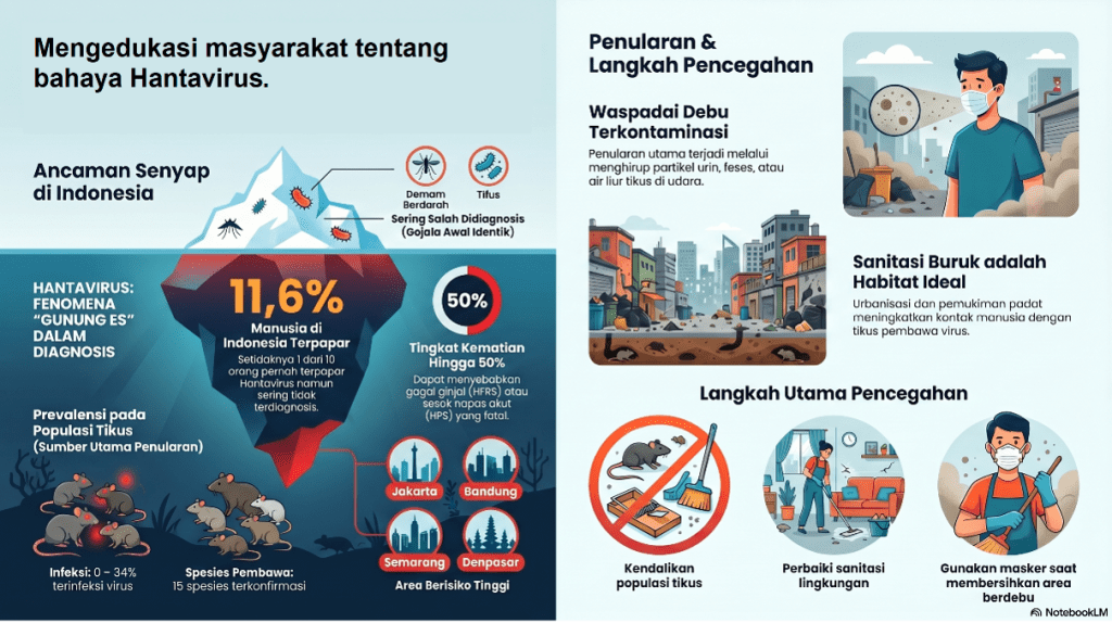 Alarm Hantavirus di Tengah Rapuhnya Sanitasi: PR Lama Kesehatan Lingkungan Indonesia