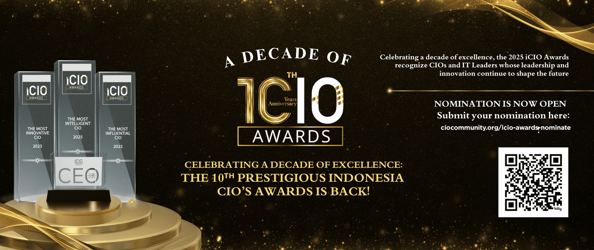 iCIO Awards Genap 10 Tahun, Tegaskan Peran Dalam Transformasi Digital