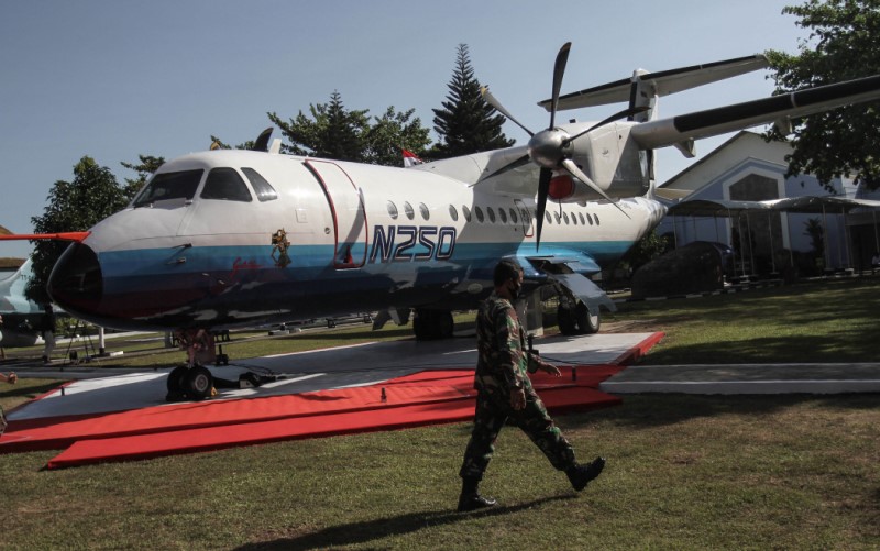 Pesawat Gatotkaca N250 di Museum