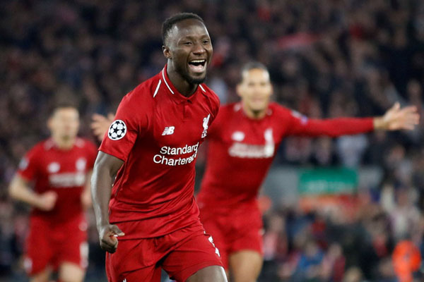 Gelandang Liverpool Naby Keita/Reuters-Carl Recine