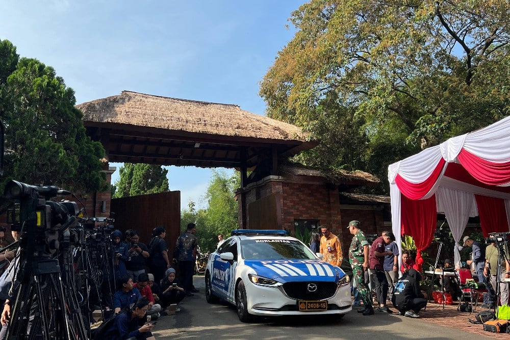 Suasana kediaman Prabowo di Hambalang, Bogor, Jawa Barat, Rabu (16/10/2024). JIBI/Annisa Nurul Amara