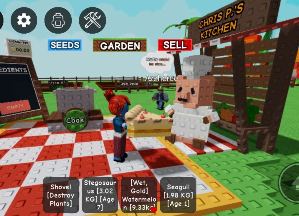 Resep Grow a Garden Membuat Donat dan Cake di Roblox