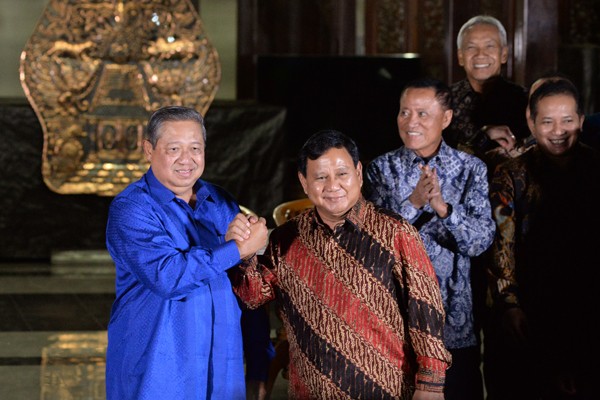 Hasil Pertemuan Prabowo dan SBY di Cikeas