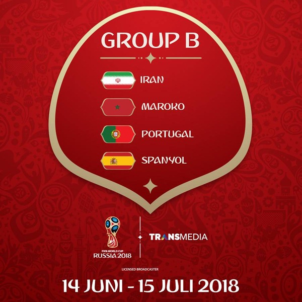 Jadwal Siaran Langsung Piala Dunia 2018 di Trans TV, Trans7