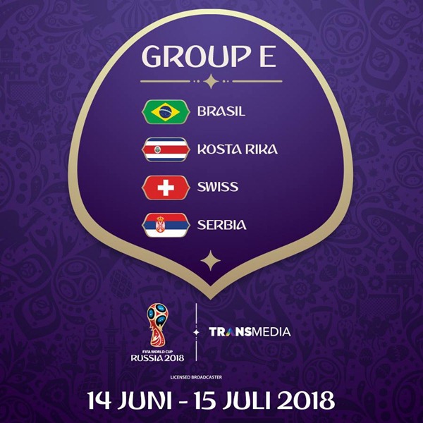 Jadwal Siaran Langsung Piala Dunia 2018 di Trans TV, Trans7