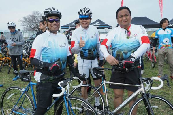 Saleh Husin dan Rachmat Gobel Promosikan Investasi dan Wisata Indonesia via Tur Sepeda di Jepang
